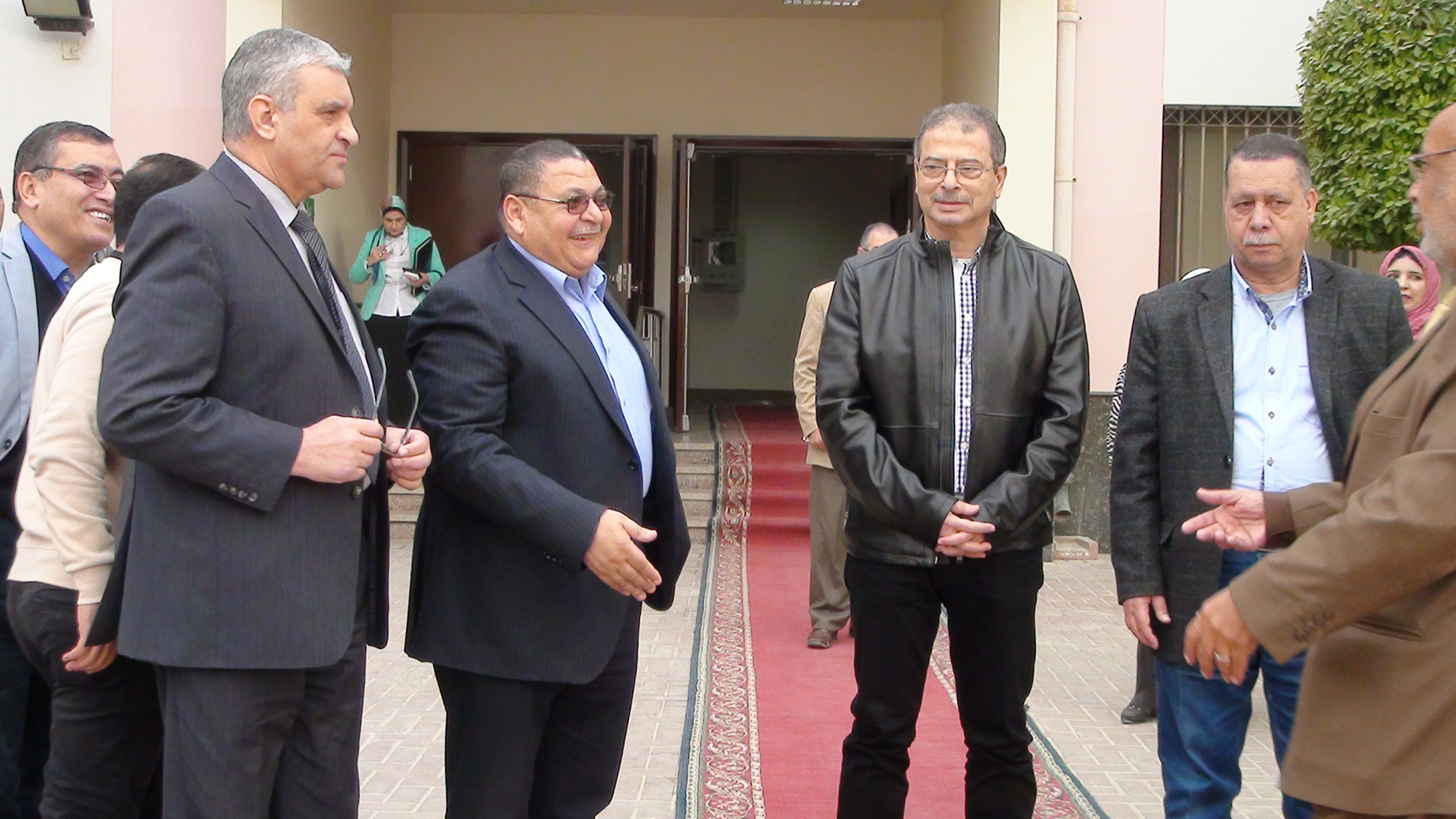 زيارة السيد المهندس / رئيس مجلس إدارة الشركة القابضة لكهرباء مصر لتفقد مشروع تطوير المخازن بمحطة كهرباء العين السخنة